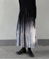 Gradient Wrinkled Skirt